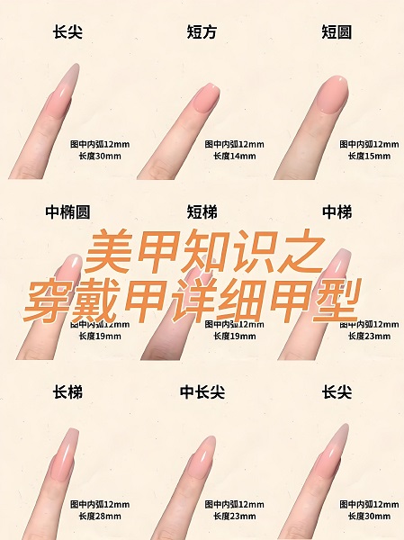 穿戴甲尺寸怎么选